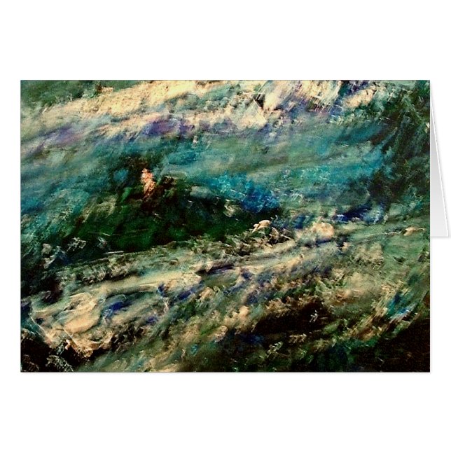 Cartão Paisagens irlandesas - Paisagem de Kerry resistent (Frente Horizontal)