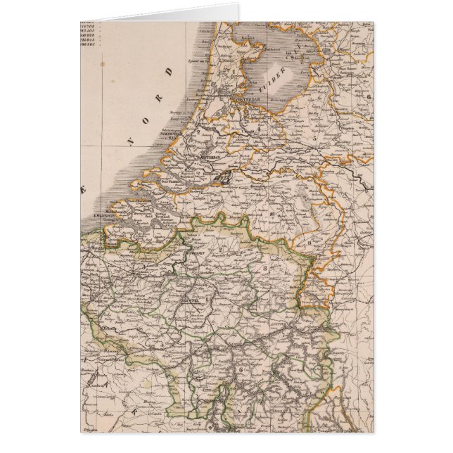 Cartão Países Baixos, Bélgica (Frente)