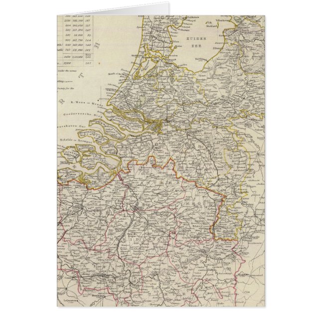 Cartão Países Baixos, Bélgica (Frente)