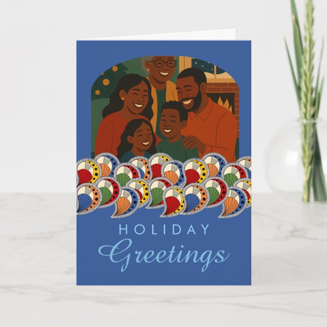 Cartão Paisley Petal Rhythm - Add Your Photo (Frente)