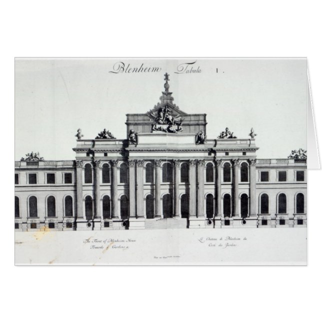 Cartão Palácio Blenheim (Frente Horizontal)