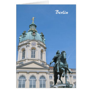 Cartão Palácio de Charlottenburg em Berlim