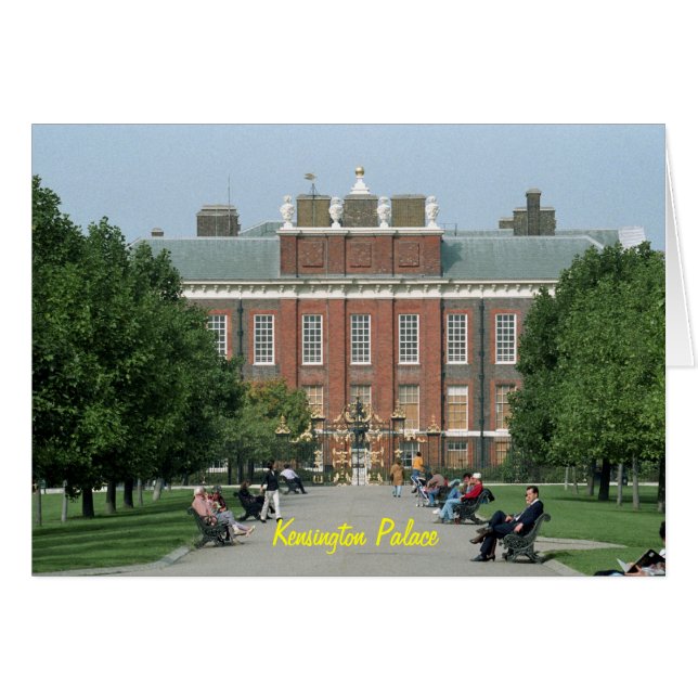 Cartão Palácio de Kensington (Frente Horizontal)