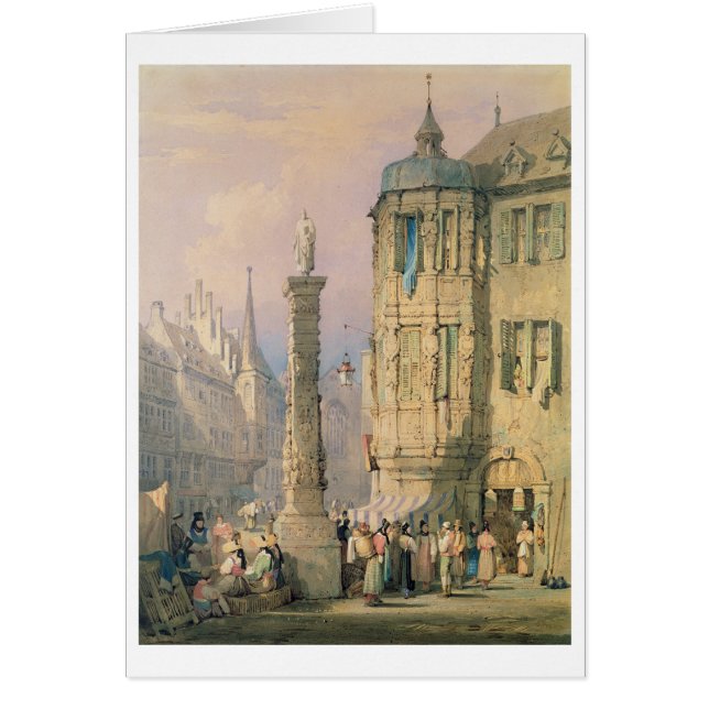 Cartão Palácio do Bishop, Wurzburg (Frente)