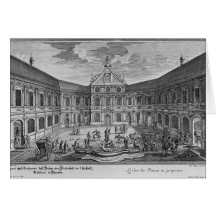 Cartão Palácio em Munich, Alemanha