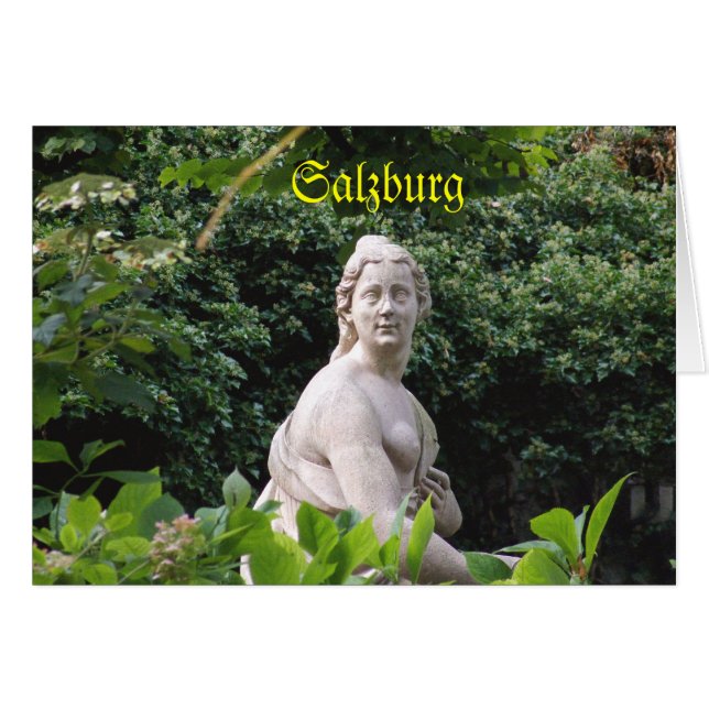 Cartão Palácio Mirabell - Salzburgo (Frente Horizontal)