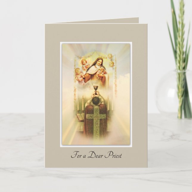 Cartão Palavras Católicas de Incentivo (Frente)