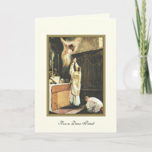 Cartão Palavras Católicas de Incentivo