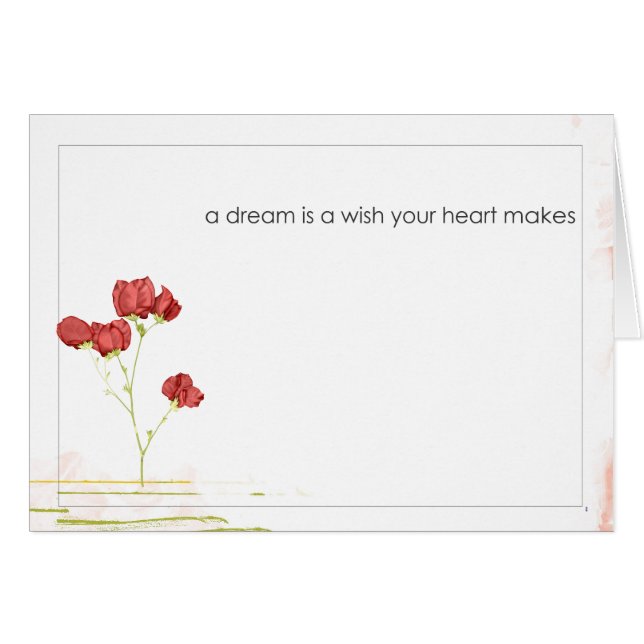 Cartão palavras da esperança (Frente Horizontal)