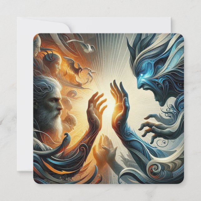 Cartão Palavras Suaves, Corações Calmos (Frente)