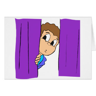 Cartão Palco do Clube de Drama Escolar