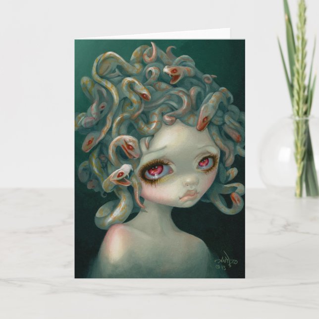 Cartão "Pale Medusa" Greeting Card (Frente)