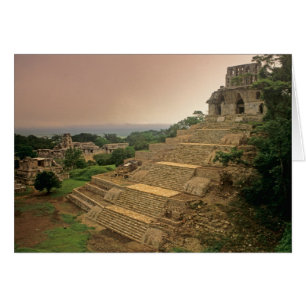Cartão Palenque, Chiapas, México, Maia