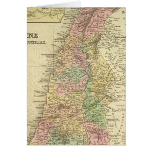 Cartão Palestina e Países Adjacentes