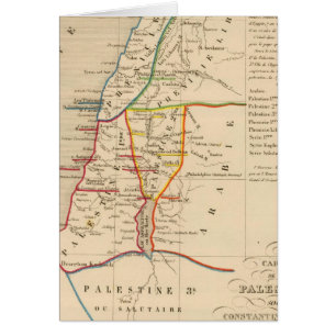 Cartão Palestina sous Constantin le Grand, 330 apres JC