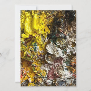 Cartão Paleta de artistas #1