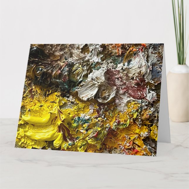 Cartão Paleta de artistas #1 (Frente)