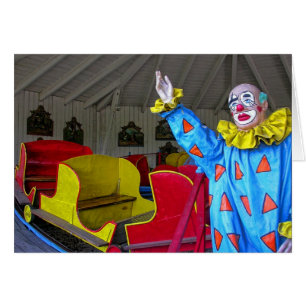 Cartão Palhaço Colorido