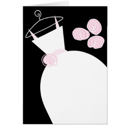 Cartão Palhaço Cor-de-Rosa de Casamento