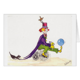 Cartão Palhaço de circo