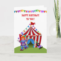 Palhaço De Malabarismo, Tent De Circo, Aniversário