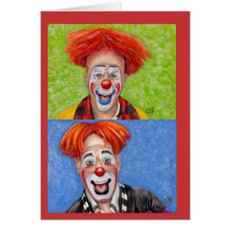 Cartão Palhaço Steven Daniel Copeland