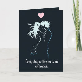 Cartão Palhaços e Namorados do coração