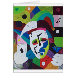 Cartão Palhaços selvagens