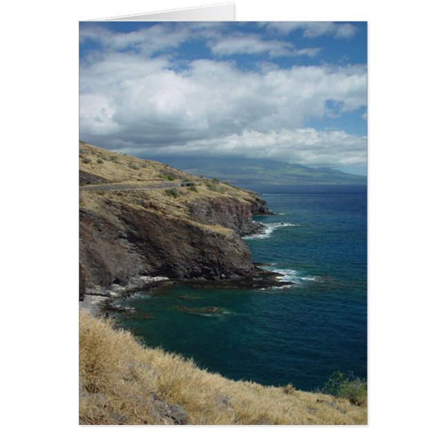 Cartão Pali, Maui, Havaí (Frente)