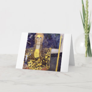 Cartão Pallas Athena, Gustav Klimt