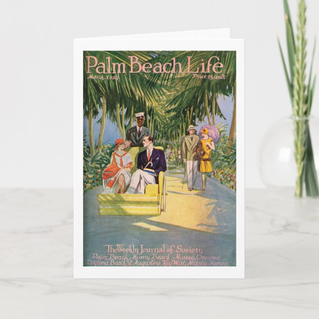 Cartão Palm Beach Life #10 note card (Frente)