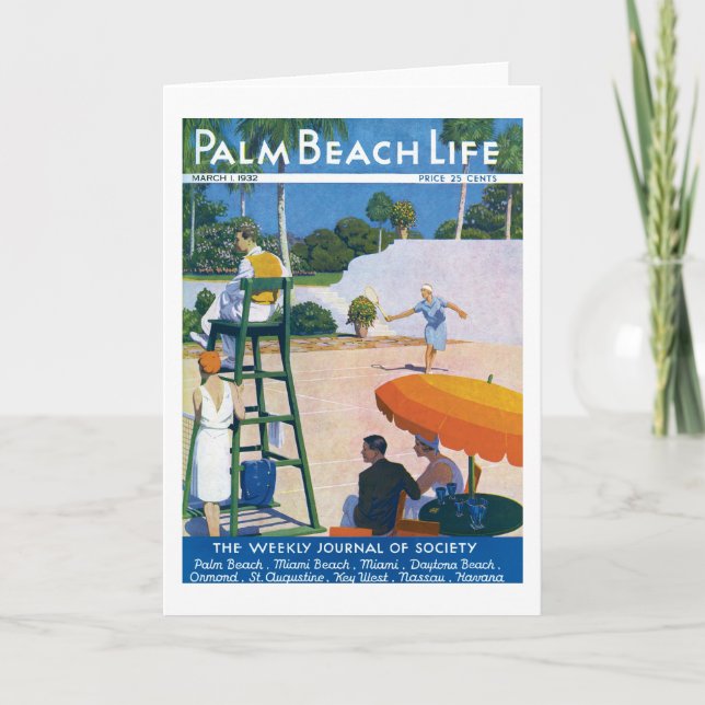 Cartão Palm Beach Life #14 note card (Frente)