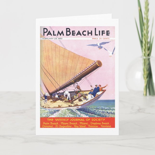 Cartão Palm Beach Life #15 note card (Frente)