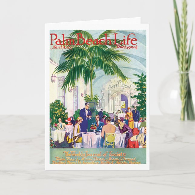 Cartão Palm Beach Life #16 note card (Frente)