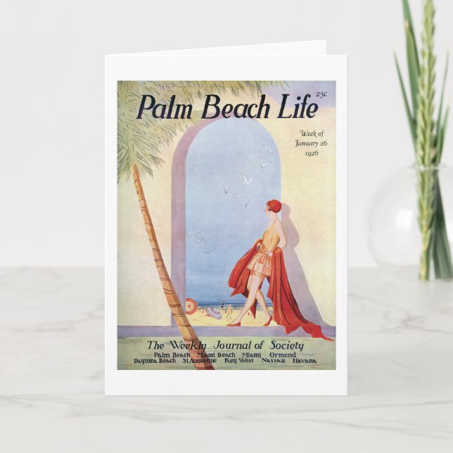 Cartão Palm Beach Life #18 note card (Frente)