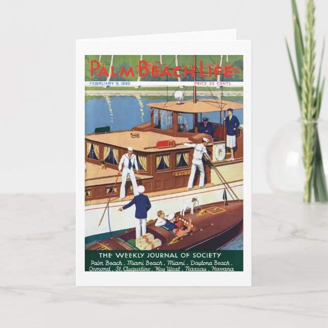 Cartão Palm Beach Life #6 note card (Frente)