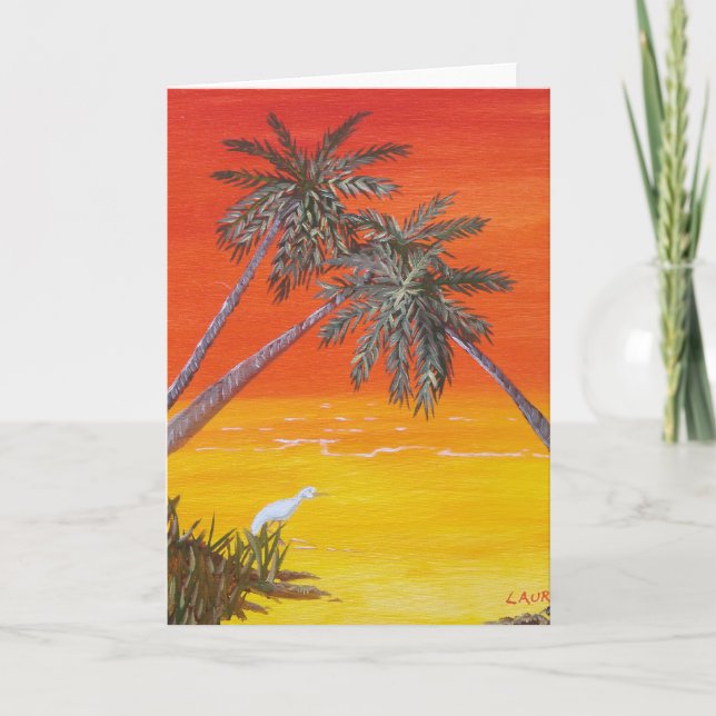 CARTÃO PALM GREETING CARD (Frente)