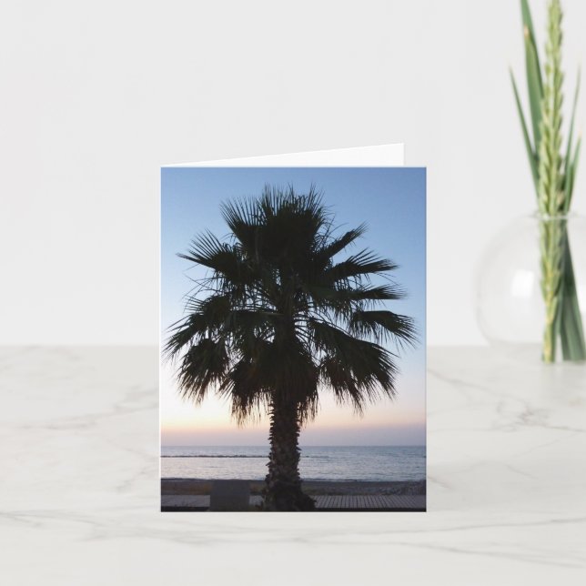 Cartão Palm Tree Card (Frente)