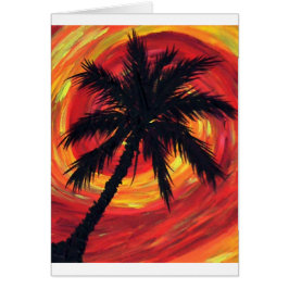 Cartão palma da tempestade melindas