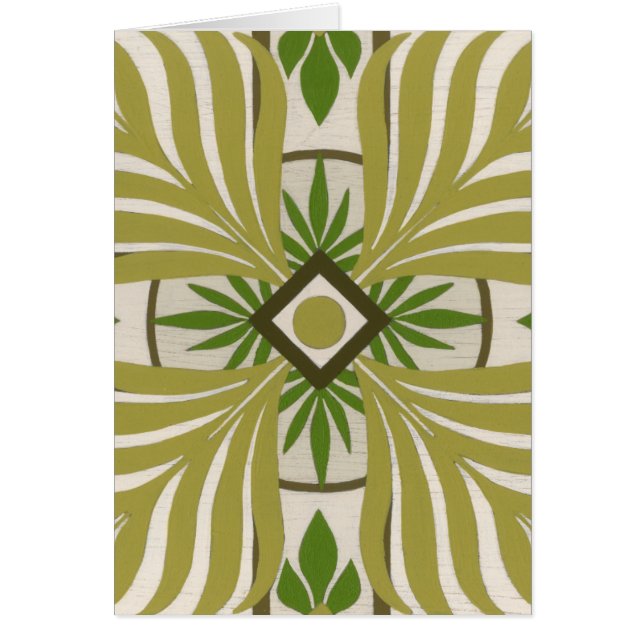 Cartão Palma não embelezada Motif II (Frente)