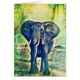 Cartão Palmas de elefante