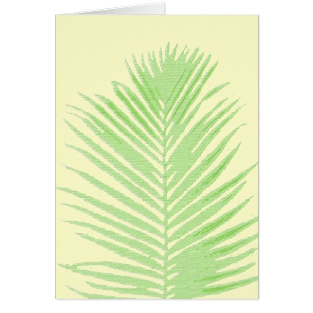 Cartão palmeira (Frente)