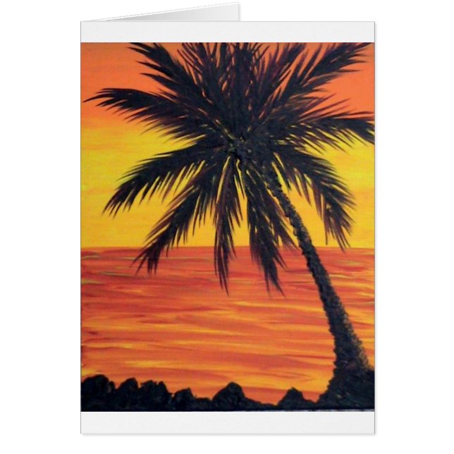 Cartão palmeira melindas (Frente)