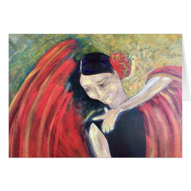 Cartão Paloma, o Dançarino (Frente Horizontal)