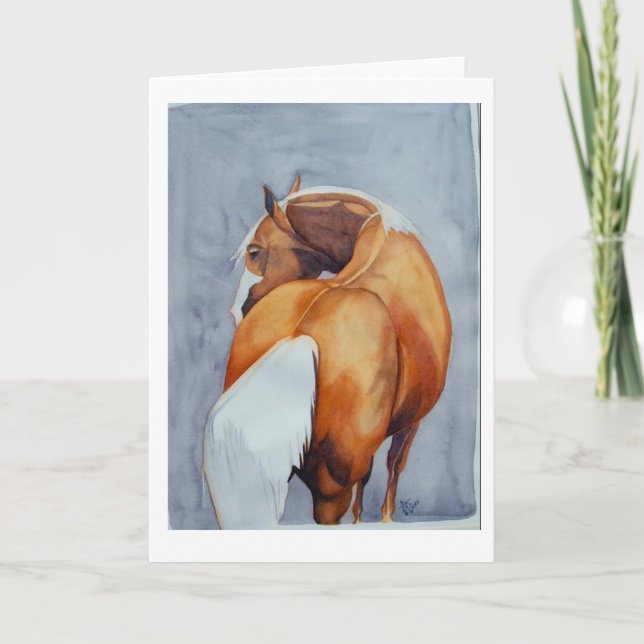 Cartão Palomino Greeting Card (Frente)