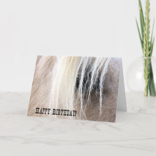 Cartão Palomino Horse Eye Birthday