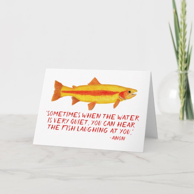 Cartão Palomino Trout Greeting Card (Frente)