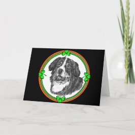 Cartão Pancadinhas do St. do cão de montanha de Bernese