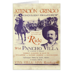Cartão Pancho Villa