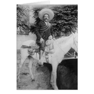 Cartão Pancho Villa Mexicano Revolucionário Geral